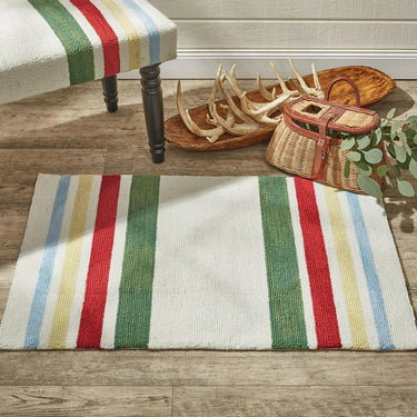 Camp Stripe Hooked Rug 2' x 3' - Park Designs - The Fox Decor